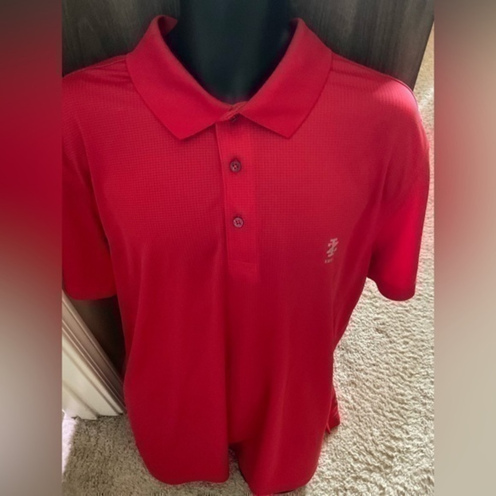 Men’s used red size XL Izod Golf polo shirt Pre own